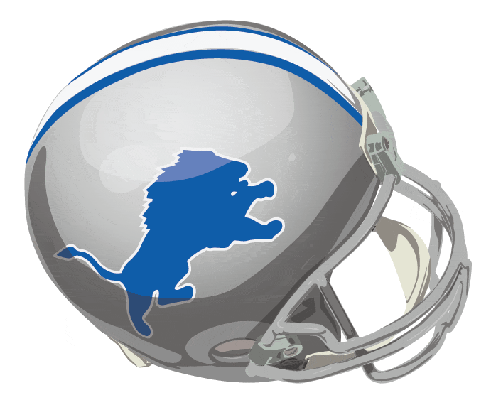 Detroit Lions 1970-1982 Helmet Logo iron on transfers for T-shirts